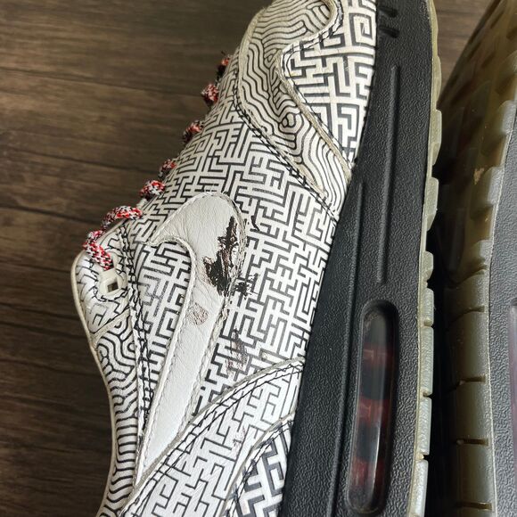 Nike Air‎ Max 1 On Air Tokyo Maze Black White Multicolor Mens Size 14 CI1505-001 - Picture 8 of 12